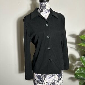 Briggs vintage button down black blazer